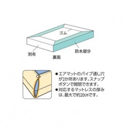 まごころ防水シーツ  ボックス型　ウェルファン
