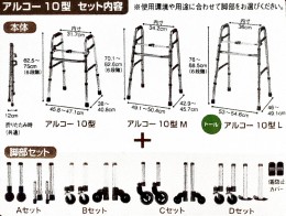 アルコー１０型  セット内容
