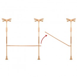 バディーⅠ　クロスバー 固定式／跳ね上げ式